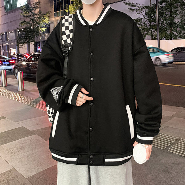 เสื้อแจ็คเก็ตเบสบอล เสื้อคลุม เสื้อแขนยาวสไตล์เกาหลี