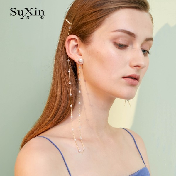 ตุ้มหู ต่างหู ต่างหูผู้หญิง By SuXin