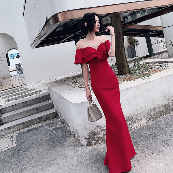ชุดราตรี ชุดออกงาน ดีไซน์หรู แบรนด์ Angel