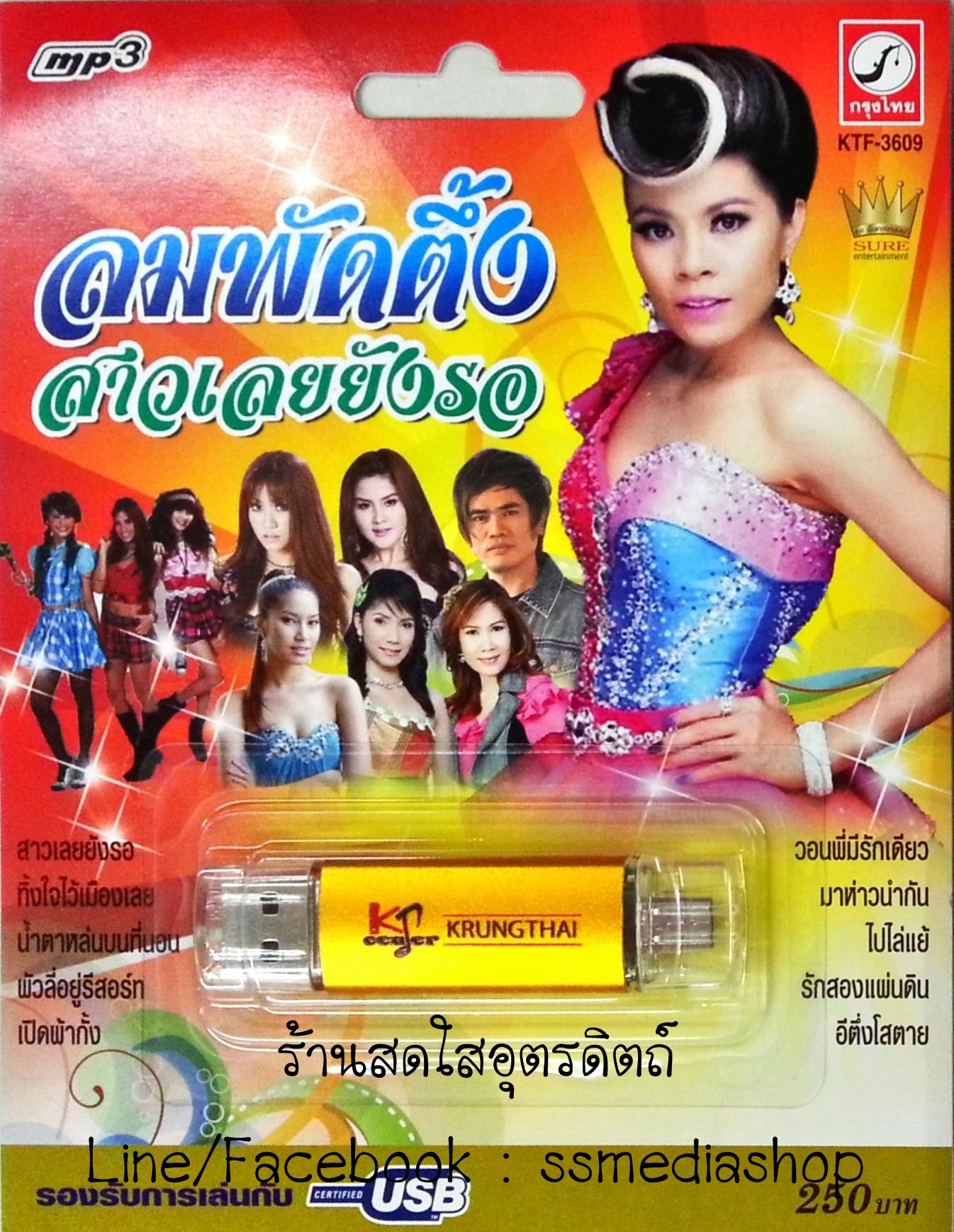 USB+เพลง ลมพัดตึ้ง สาวเลยยังรอ