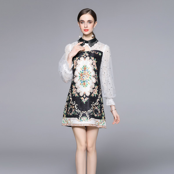 ชุดเดรสเรียบหรูดูแพง เดรสแบรนด์ DG Boutique