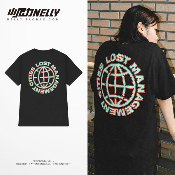 เสื้อยืดคอกลม ผู้ชาย เสื้อยืดผู้ชายเกาหลี เสื้อยืดเกาหลี แบรนด์ NELLY