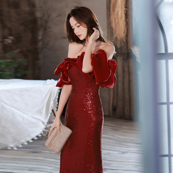 ชุดราตรี ชุดราตรีสวยหรู แบบ ทันสมัย Evening dress
