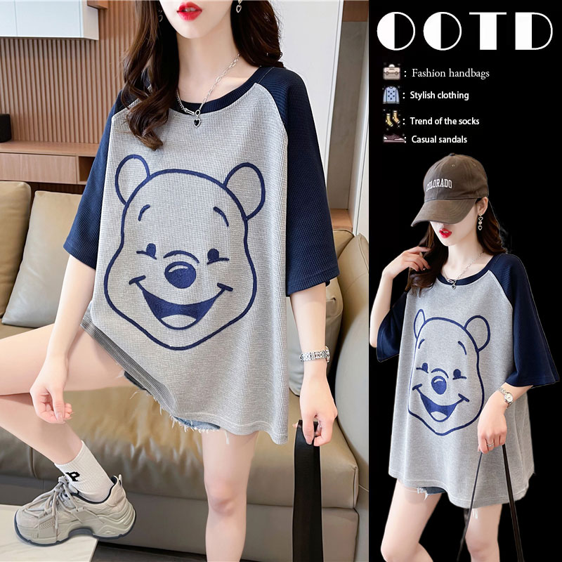เสื้อยืดคนอ้วนแบบโอเวอร์ไซส์แบบ ulzzang fashion สนใจทักแชท