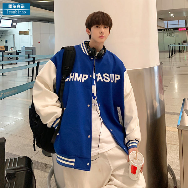 เสื้อแจ็คเก็ตเบสบอล เสื้อคลุม เสื้อแขนยาวสไตล์เกาหลี