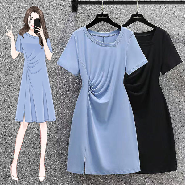 เดรสคนอ้วน เดรสสาวอวบ ชุดเดรสคนอ้วนวัยรุ่น BY PLUS SIZE Girl