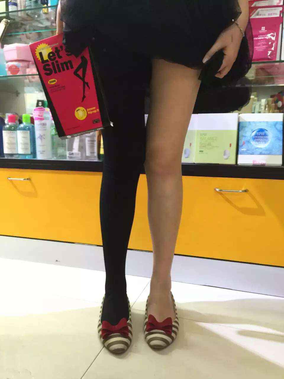 Let's Slim Legging เลกกิ้งกันหนาว กระชับสัดส่วน เนื้อนุ่ม ด้านในเป็นผ้าสำลี ยืดได้เยอะ ทั่งอุ่นและขาเรียวสวย พร้อมส่งเลยจ้า