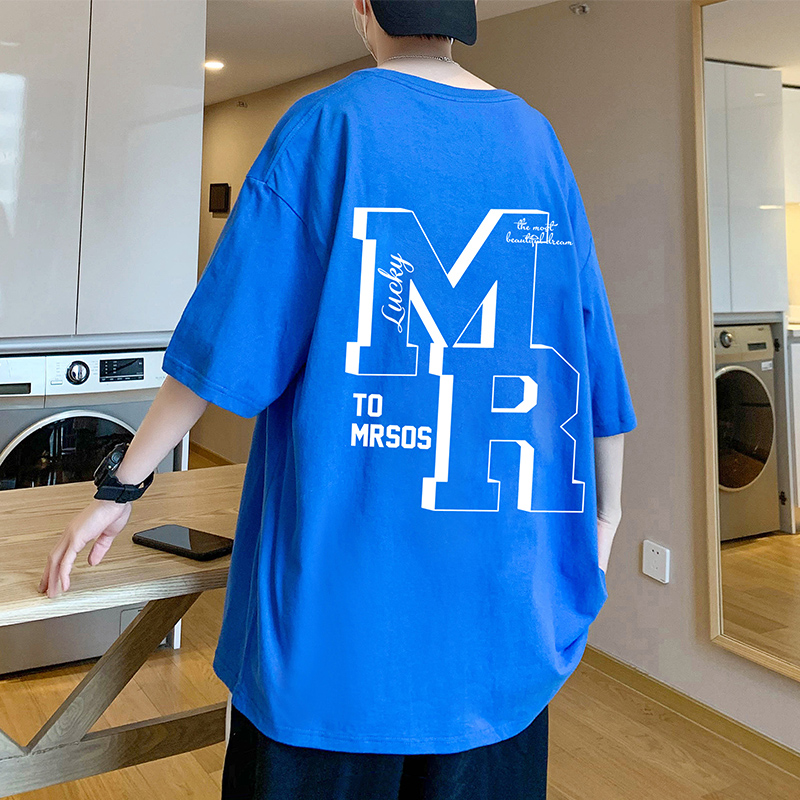 เสื้อยืดผู้ชายอ้วน M-5XL