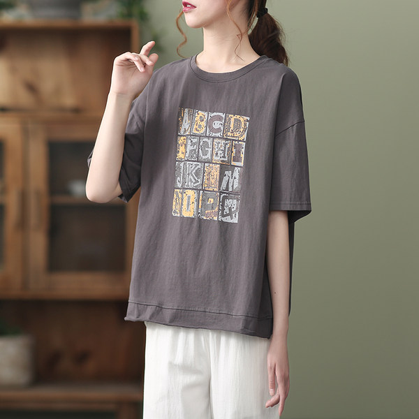 เสื้อยืดวินเทจ ฟรีไซส์อกเสื้อประมาณ 38-42