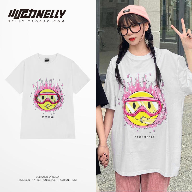 เสื้อยืดคอกลม ผู้ชาย เสื้อยืดผู้ชายเกาหลี เสื้อยืดเกาหลี แบรนด์ NELLY