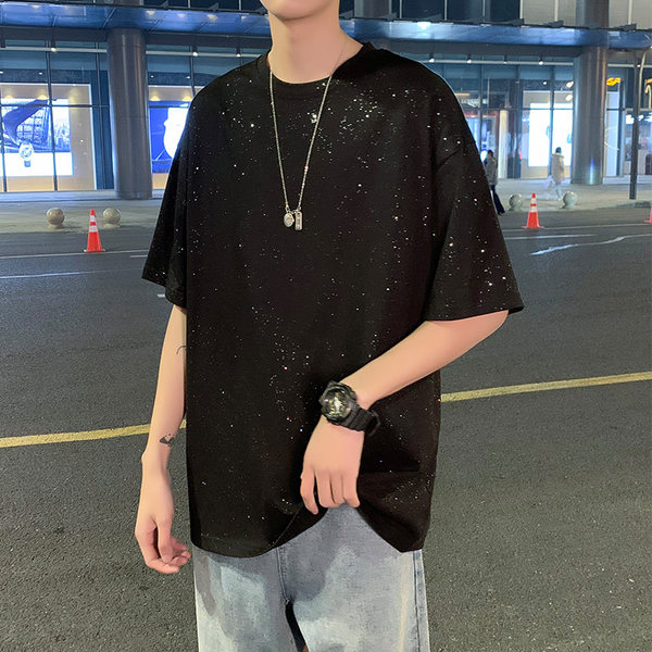 เสื้อยืดผู้ชายอ้วน S-5XL(อกเสื้อ39-51นิ้ว)