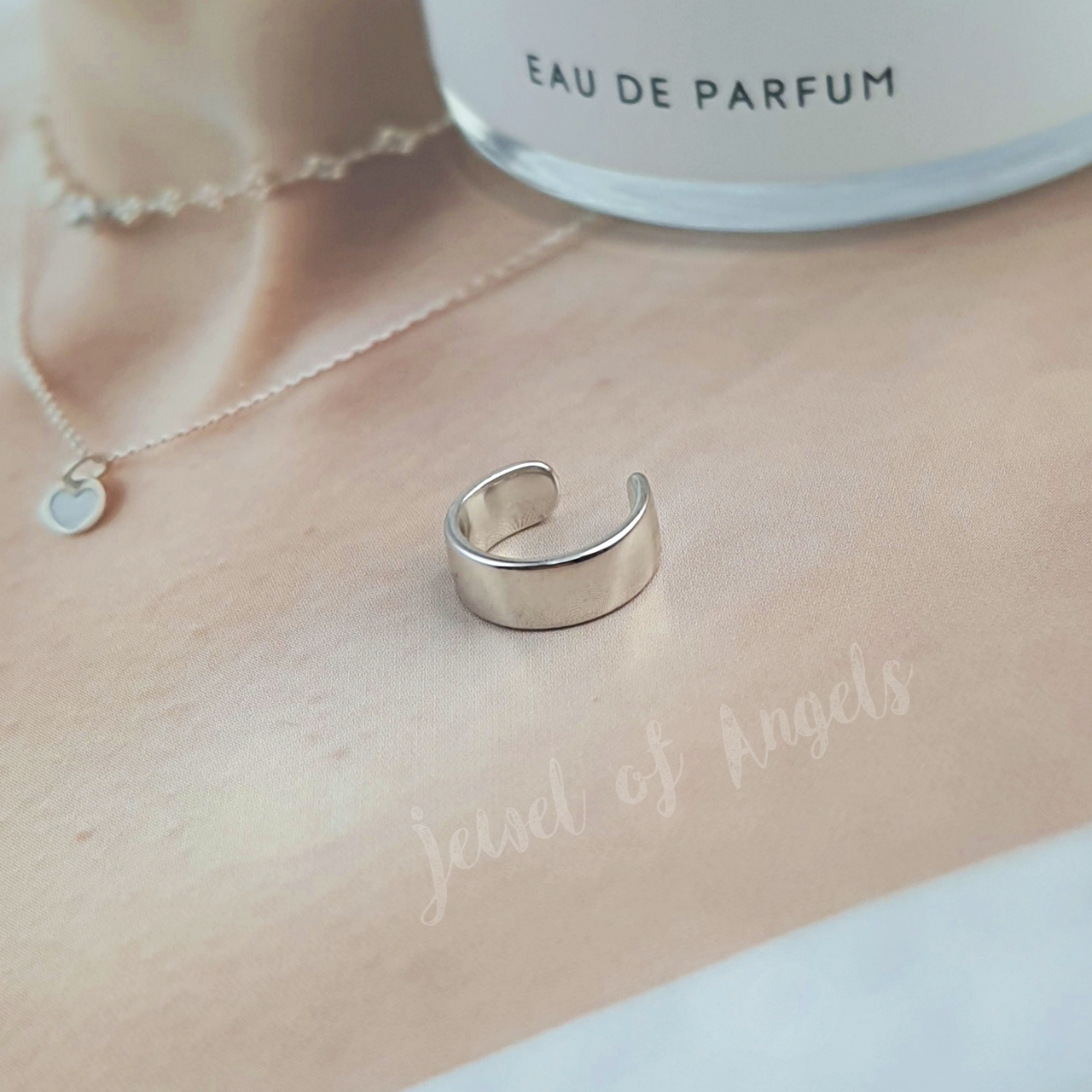 ต่างหูหนีบ Ear Cuff รุ่น Force เงินแท้S925 ต่างหูคลิปหนีบแฉก 2แบบ สีเงิน Silver925