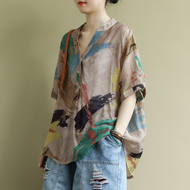 เสื้อลินิน เสื้อผ้าฝ้ายลินิน เสื้อเชิ้ตผ้าลินิน BY Zimo