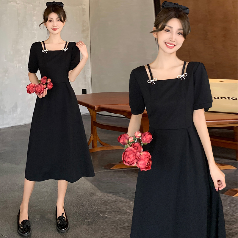 เดรสแขนสั้น มีไซส์ L-4XLอก 38-47 นิ้ว ใส่ได้ทั้งสาวหุ่นดีน่ารักจนถึงสาวอวบพลัสไซส์ จัดส่งฟรี! ทักแชทสั่งซื้อ