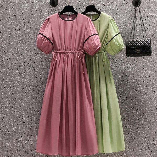 เดรสคนอ้วน เดรสสาวอวบ ชุดเดรสคนอ้วนวัยรุ่น BY PLUS SIZE Girl