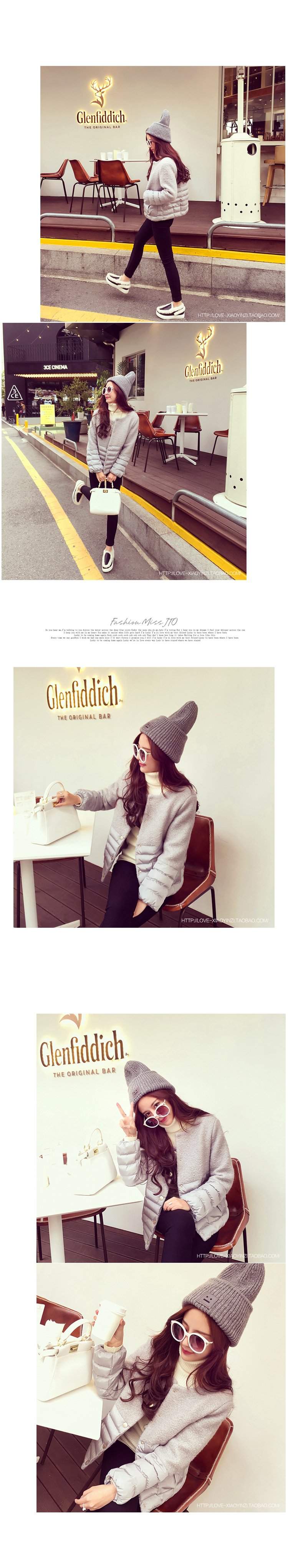 เสื้อกันหนาว ผ้าวูลผสม เนื้อไม่หนา บุซับในกันลมอย่างดี ช่วงล่างแต่งด้วยผ้่ร่มบุนวม ทรงสั้น น่ารักมากๆ พร้อมส่งเลยจ้า