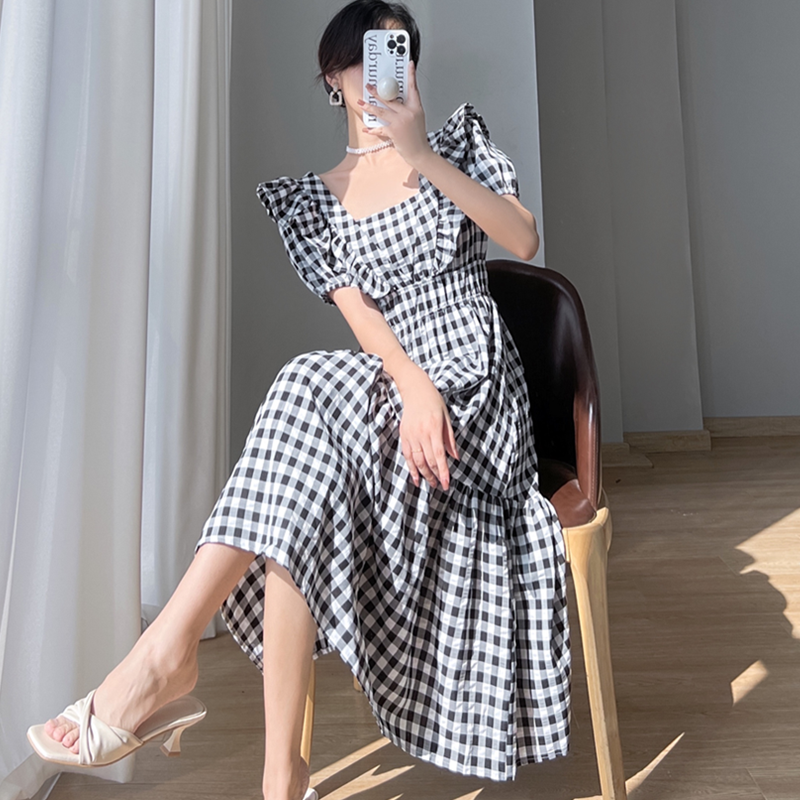 เดรสวัยรุ่น-เดรสคนอ้วนวัยรุ่น L-4XL(อก38-46 นิ้ว)