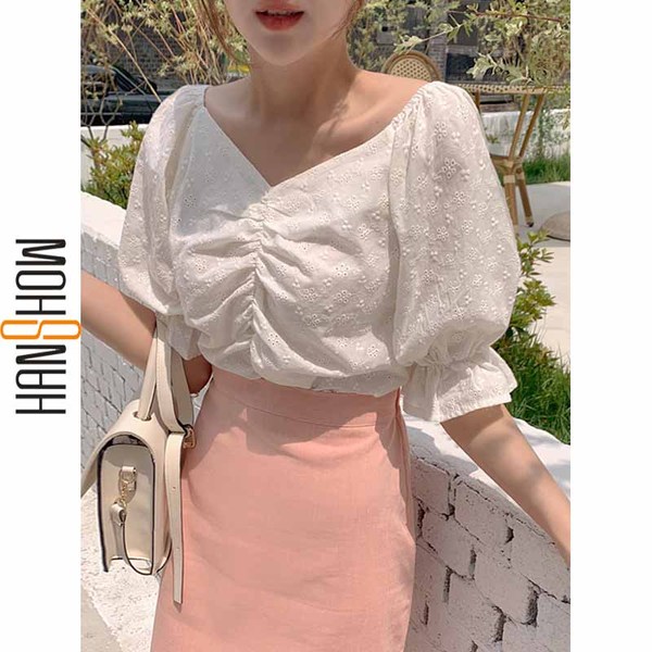 เสื้อแฟชั่น2020 เสื้อผ้าวัยรุ่น เดรส เสื้อผ้าสไตล์เกาหลี By HANS Moran High-End