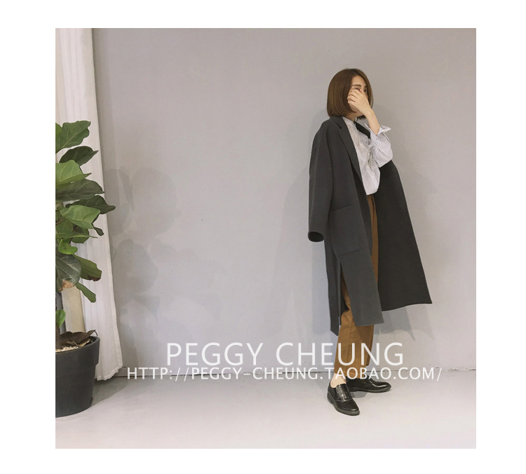 เสื้อโค้ทกันหนาว พร้อมเชือกผูกเอว เรียบเก๋ พร้อมส่งจ้า same pic