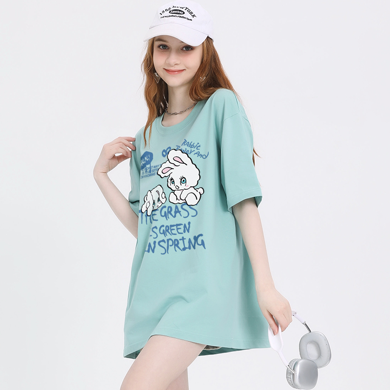 เสื้อผ้าวัยรุ่นเกาหลี เสื้อยืดวัยรุ่นผู้หญิง มีขนาด S M L XL