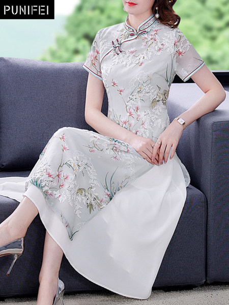 เดรสวัยผู้ใหญ่40-60ปี เดรสคุณแม่ ชุดเดรสทำงานวัยผู้ใหญ่ แบรนด์ MAMA DRESS