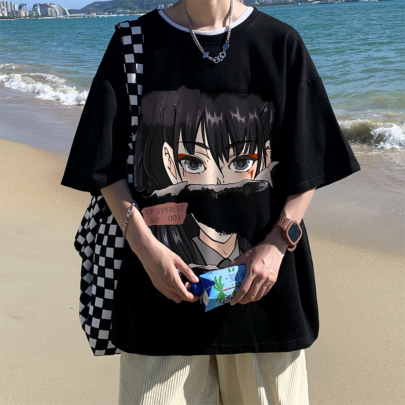 เสื้อยืดผู้ชายอ้วน M-5XL