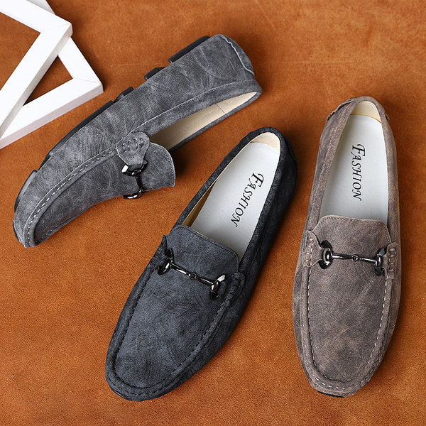 รองเท้าหนังผู้ชาย มีไซส์39-44 รองเท้าโลฟเฟอร์ชาย Slip-On Shoes