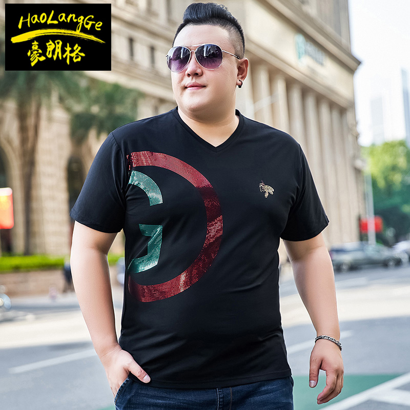 เสื้อยืดผู้ชายอ้วน S-5XL(อกเสื้อ39-51นิ้ว)