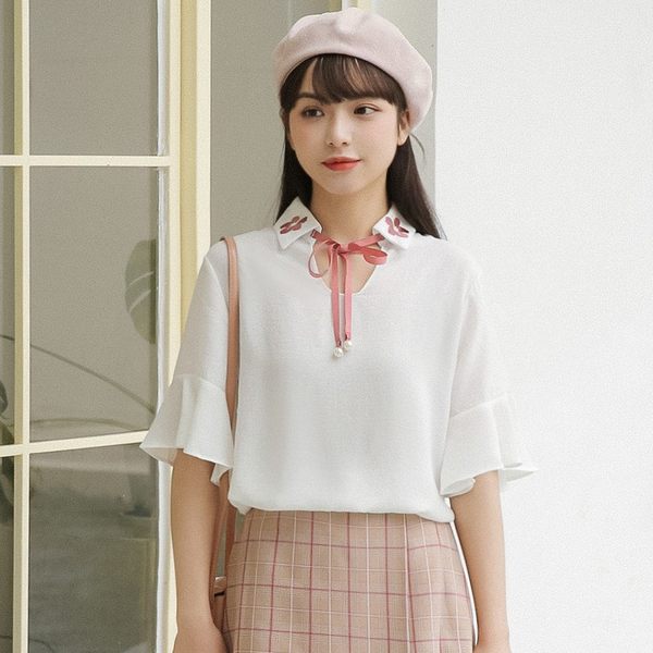 เสื้อชีฟองเกาหลี เสื้อชีฟองสวยๆ