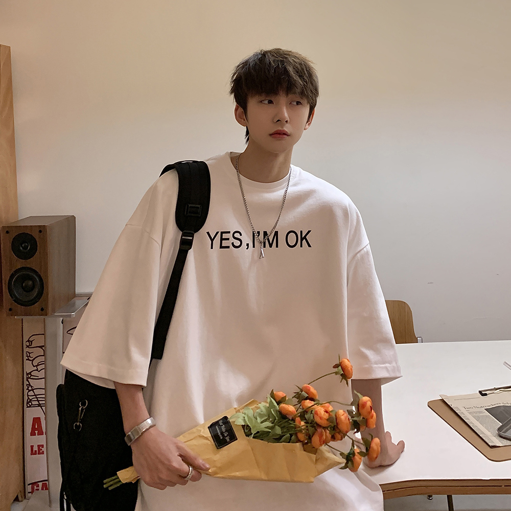 เสื้อยืดผู้ชายอ้วน S-5XL(อกเสื้อ39-51นิ้ว)