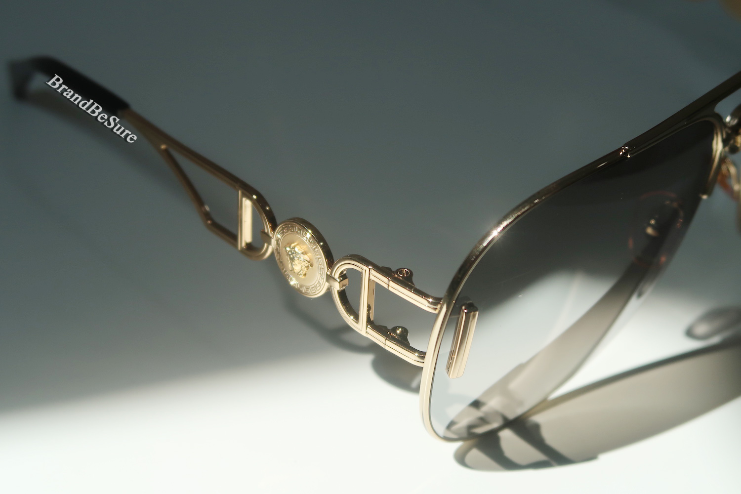 Versace Gold Medusa '95 Pilot Sunglasses