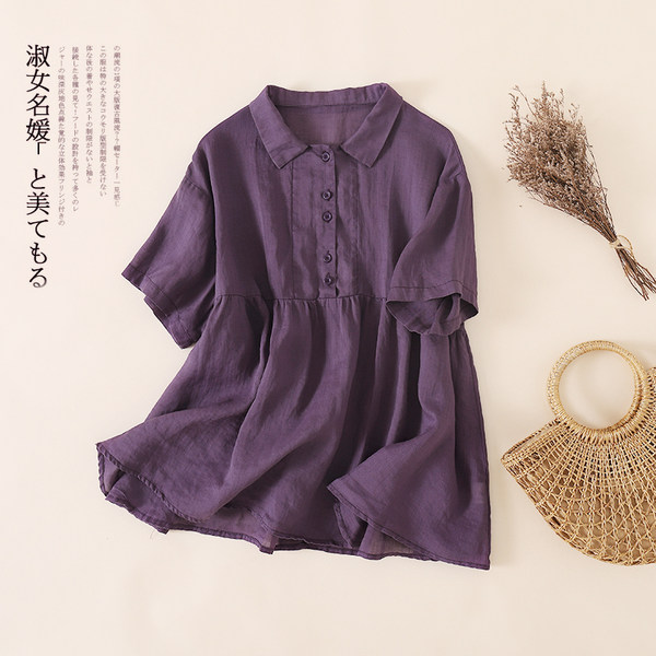 เสื้อลินิน แบบเสื้อสวยๆ เสื้อผ้าฝ้ายลินิน เสื้อเชิ้ตผ้าลินิน BY LININ