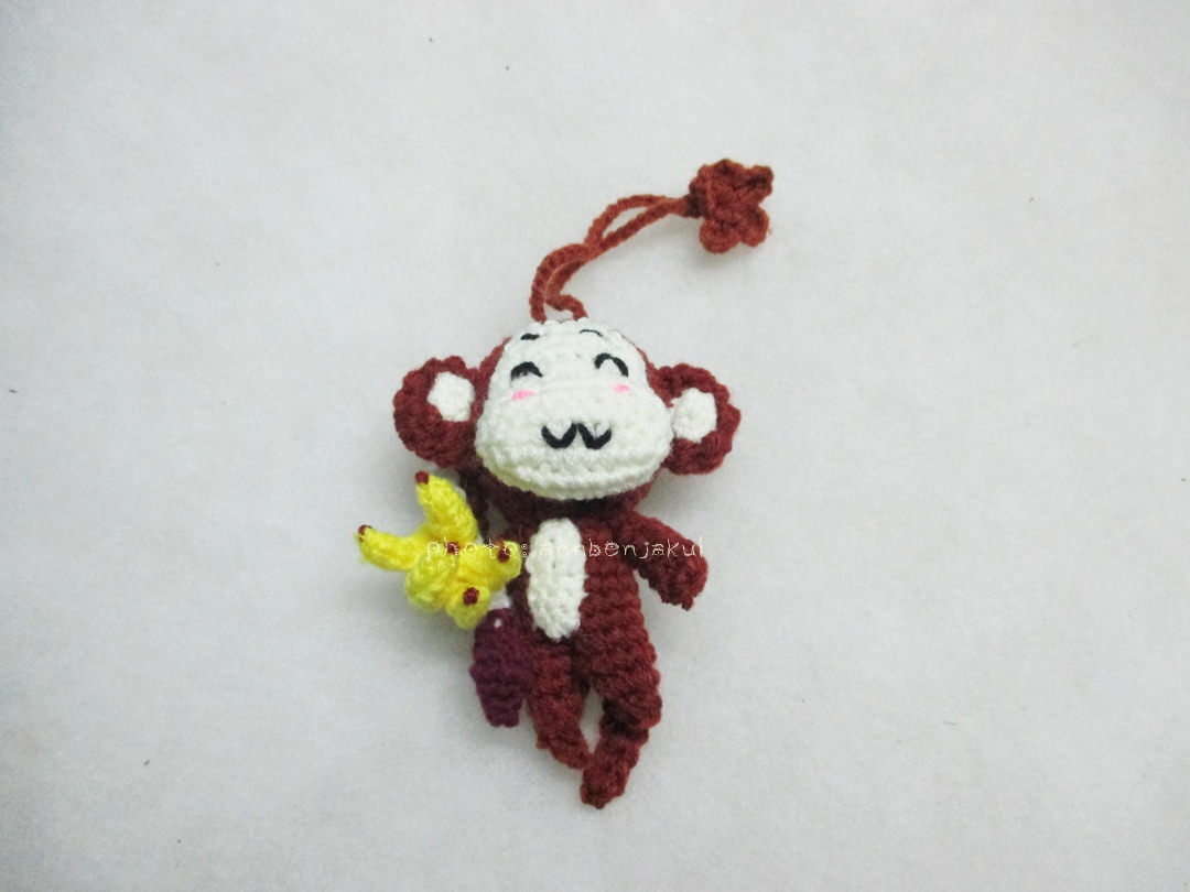 ที่ห้อยกระเป๋าลิง ขนาด4 นิ้ว