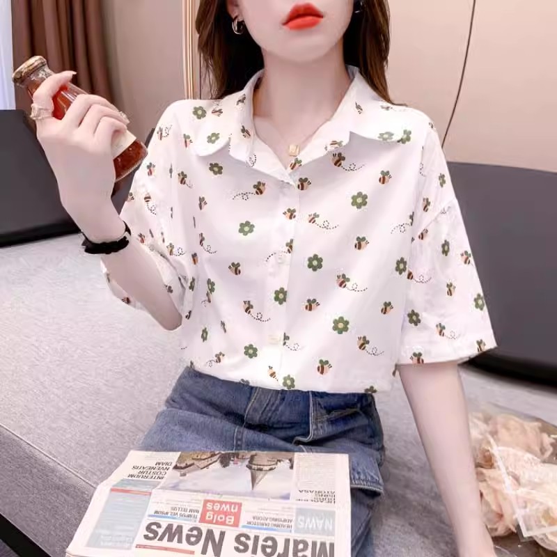เสื้อเชิ้ตผู้หญิงใส่ทํางาน 390 บาทต่อชิ้น ฟรีค่าจัดส่ง