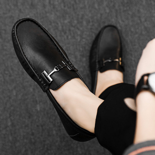 รองเท้าโลฟเฟอร์ชาย รองเท้าผู้ชาย รองเท้าแฟชั่นชาย รองเท้าหนังผู้ชาย Men Loafer Slip-On Shoes