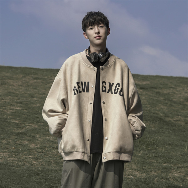 เสื้อแจ็คเก็ตเบสบอล เสื้อคลุม เสื้อแขนยาวสไตล์เกาหลี