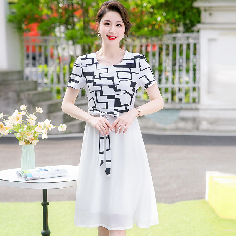 เดรสวัยผู้ใหญ่40-60ปี เดรสคุณแม่ ชุดเดรสทำงานวัยผู้ใหญ่ แบรนด์ MAMA DRESS