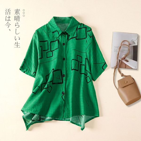 เสื้อลินิน แบบเสื้อสวยๆ เสื้อผ้าฝ้ายลินิน เสื้อเชิ้ตผ้าลินิน BY LININ