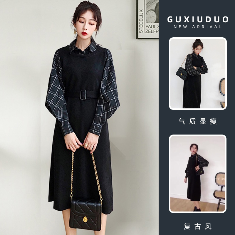 เดรสแขนสั้นมีไซส์L-4XLอก38-47นิ้ว