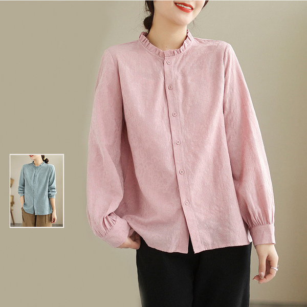เสื้อลินิน เสื้อผ้าฝ้ายลินิน เสื้อเชิ้ตผ้าลินิน