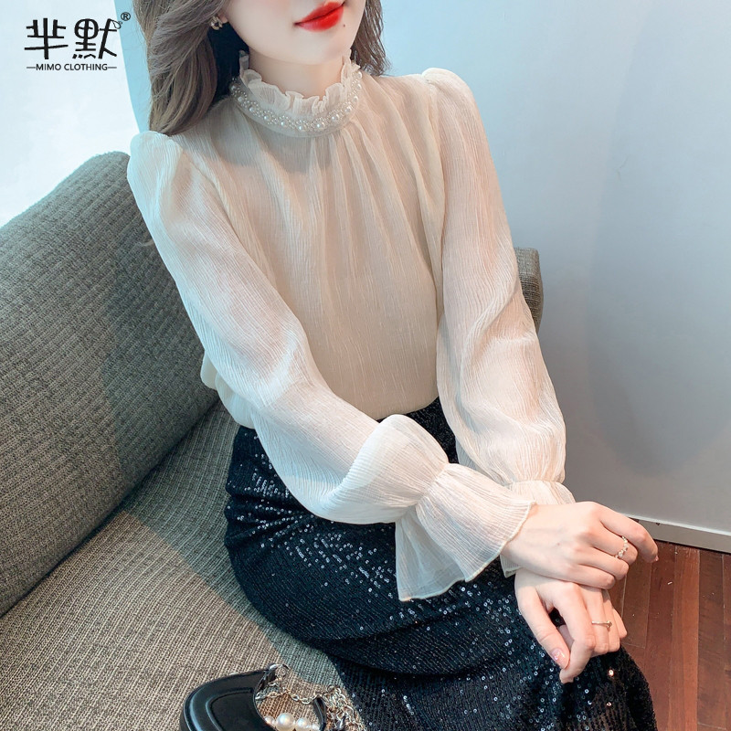 เสื้อลูกไม้ เสื้อเชิ้ตแขนยาว