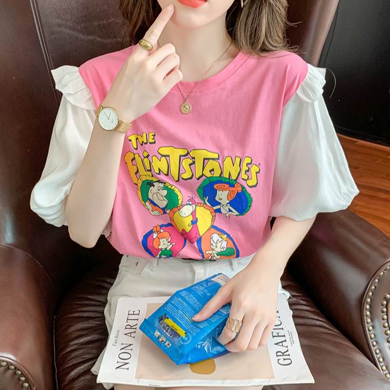เสื้อยืดวัยรุ่นน่ารักๆ เสื้อวัยรุ่นแขนสั้น เสื้อผ้าวัยรุ่นเกาหลี แบรนด์ Wiyike