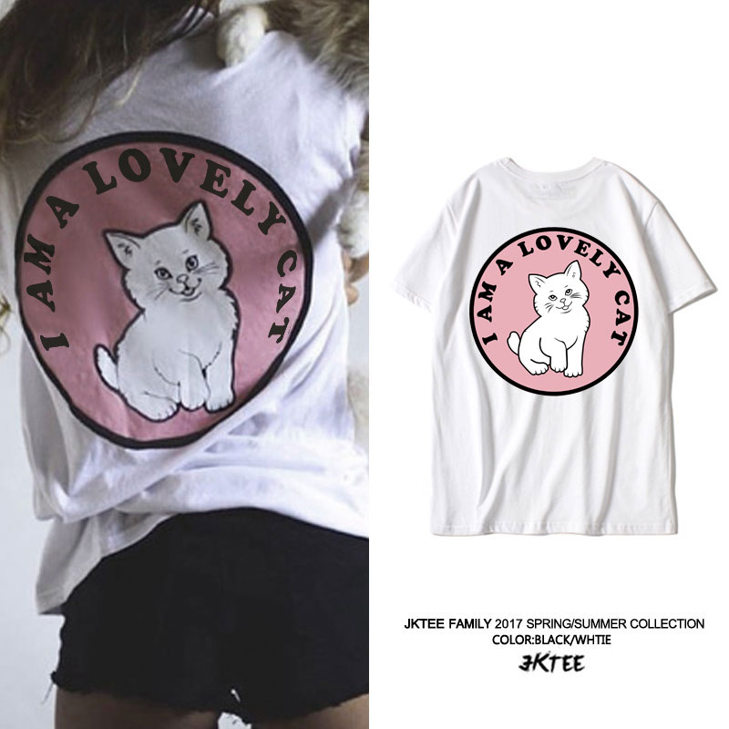 เสื้อยืด Unisex ลายน่ารัก วัดไซส์ตามช่วงน้ำหนักตัว S:40-50/M:50-55/L:55-60/XL:60-65/2XL:65-70กิโลกรัม