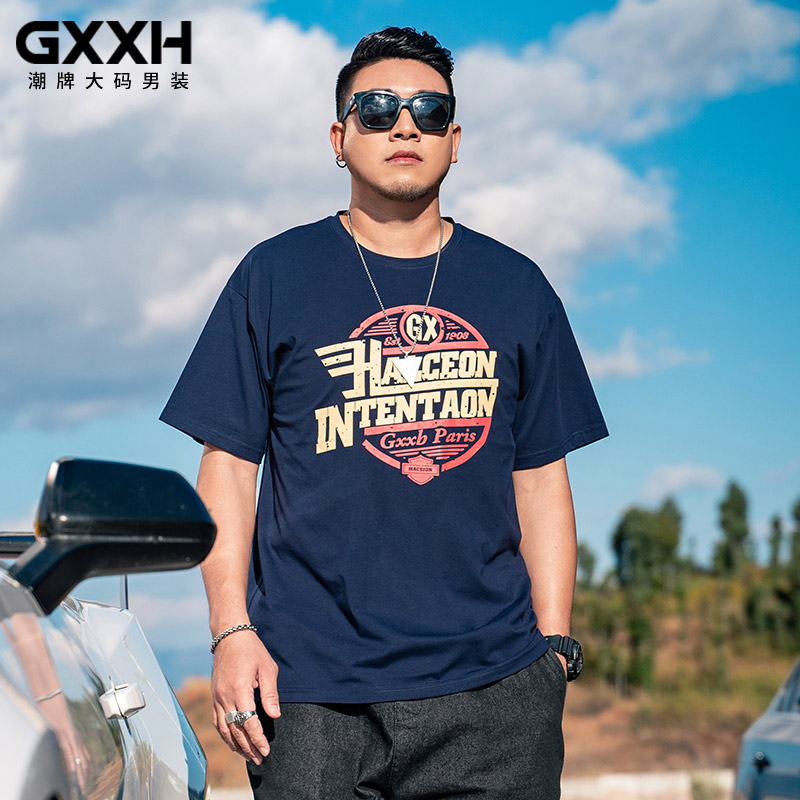 เสื้อยืดผู้ชายอ้วน S-5XL(อกเสื้อ39-51นิ้ว)