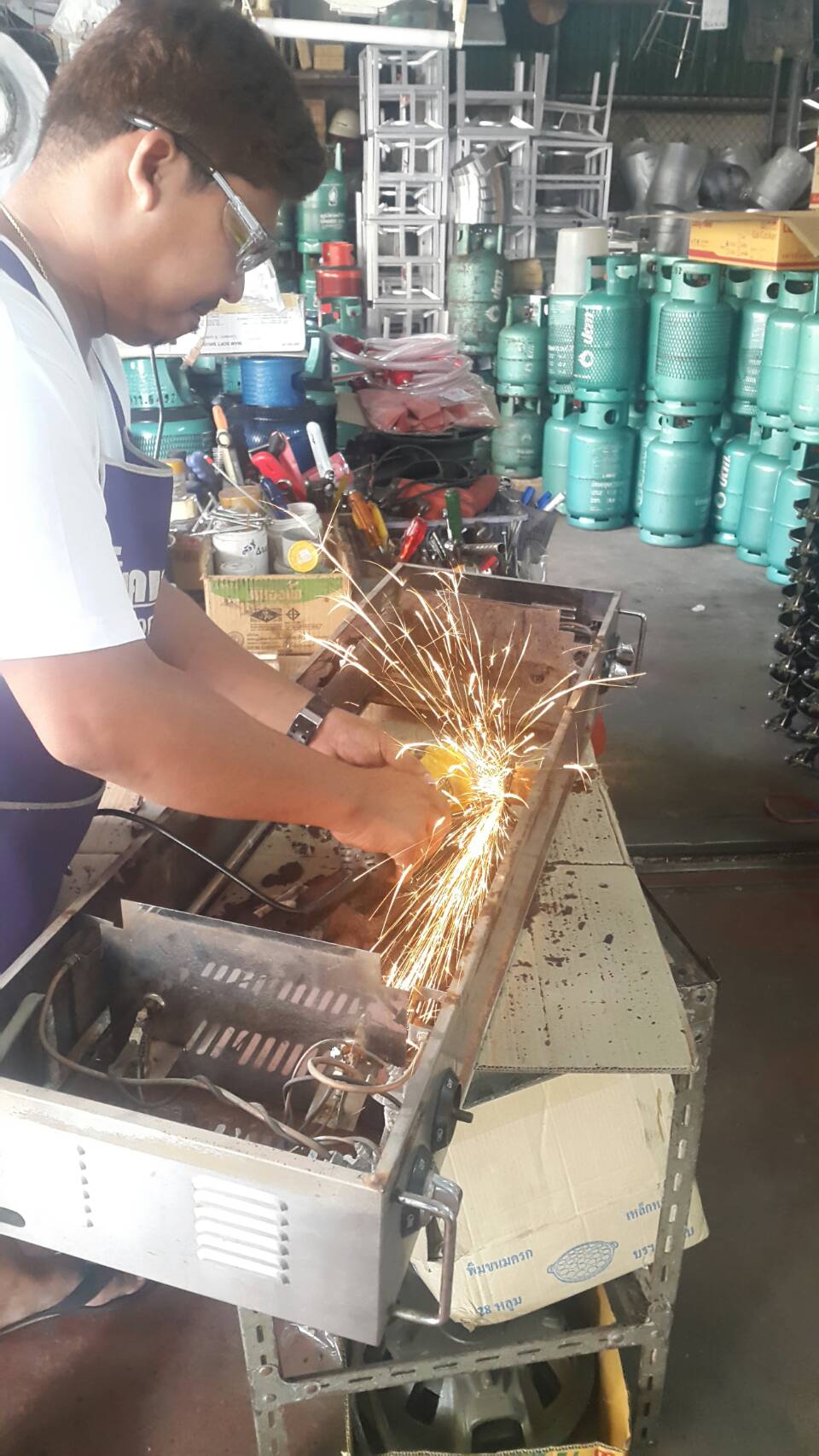 บริการปรีษา - ซ่อม*(ตลาดบางบัวทอง จ.นนทบุรี) เตาแก๊ส จำหน่ายอะไหล่เตา