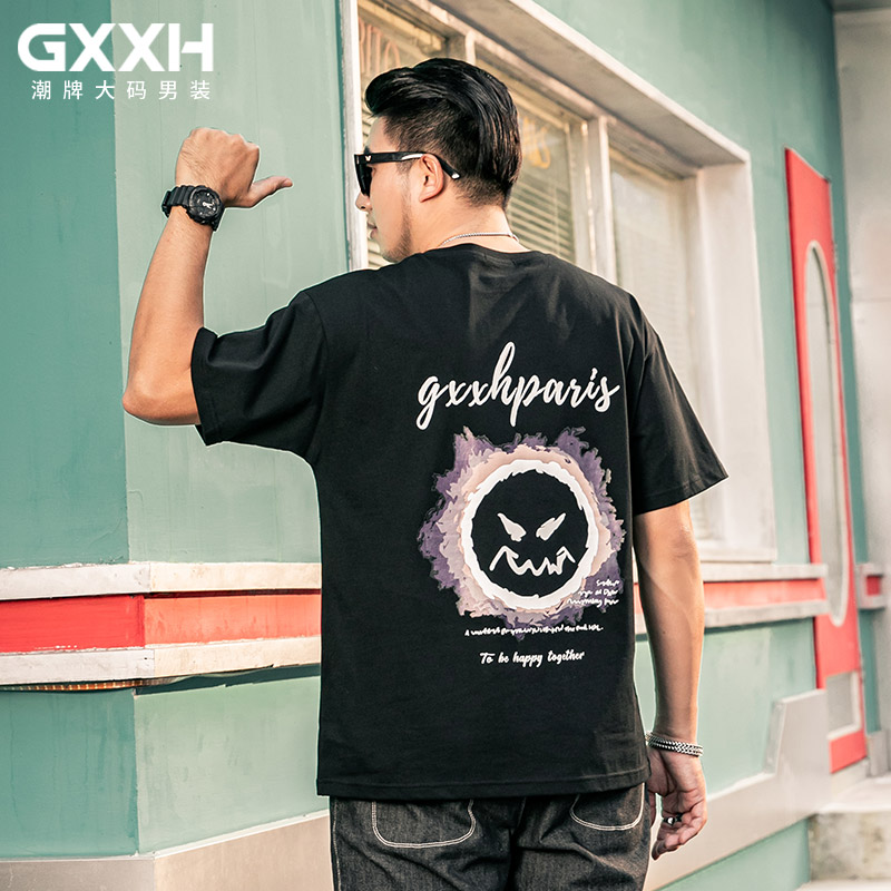 เสื้อยืดผู้ชายอ้วน S-5XL(อกเสื้อ39-51นิ้ว)