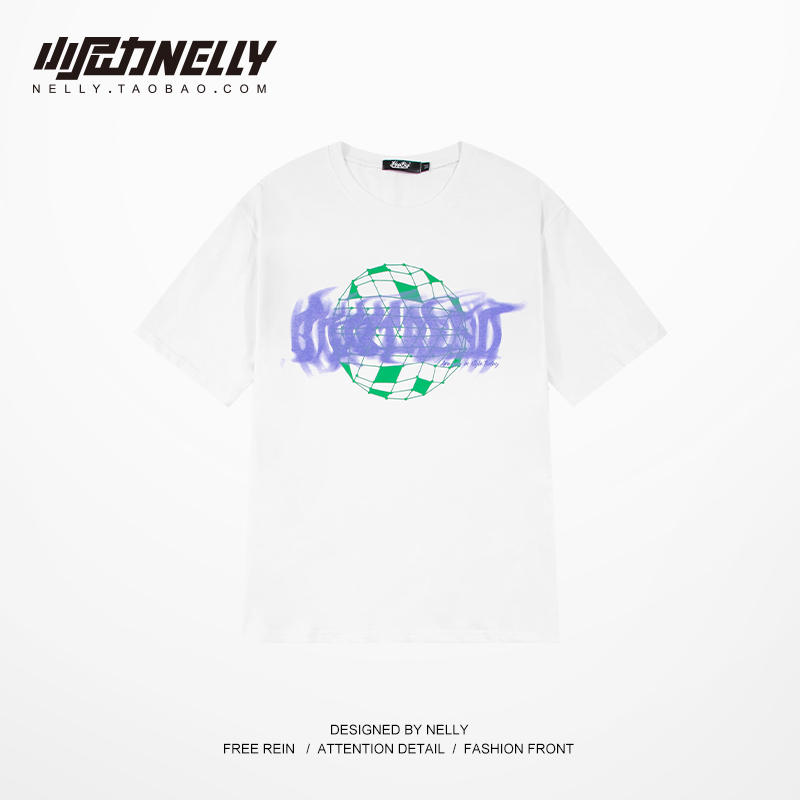 เสื้อยืดคอกลม ผู้ชาย เสื้อยืดผู้ชายเกาหลี เสื้อยืดเกาหลี แบรนด์ NELLY