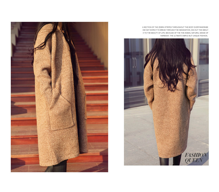 เสื้อคลุมกันหนาว ไหมพรม พร้อมส่ง เรียบหรู