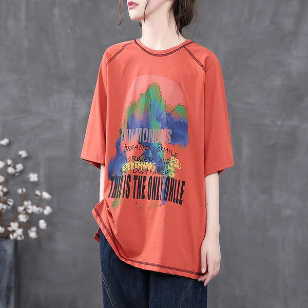 เสื้อยืดวินเทจ ฟรีไซส์อกเสื้อประมาณ 38-42
