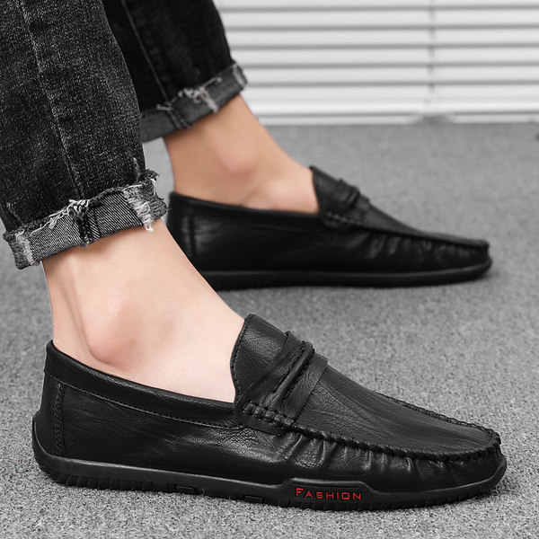 รองเท้าหนังผู้ชาย มีไซส์39-44 รองเท้าโลฟเฟอร์ชาย Slip-On Shoes